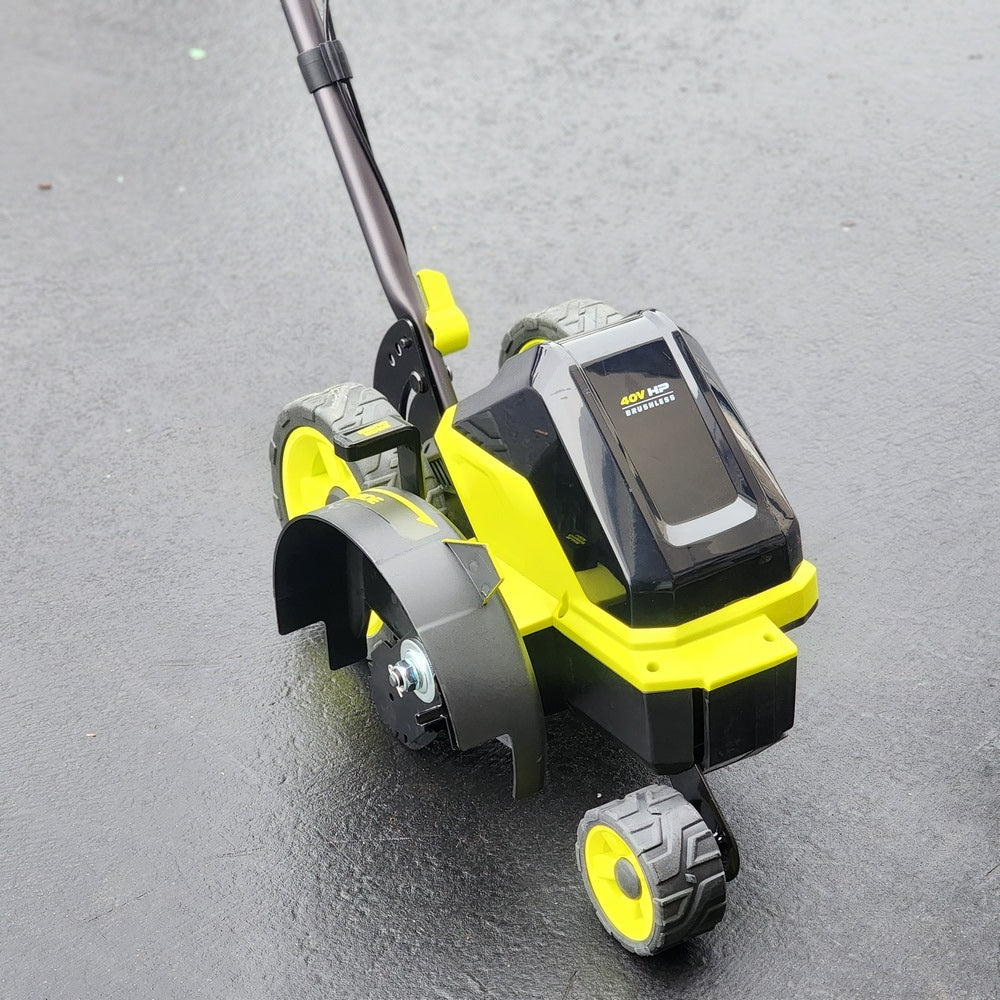 40V HP Brushless 9 in. Cordless Edger with 4.0 Ah Battery and Charger (RY40760VNM) 40V HP Brushless 9 in. Cordless Edger with 4.0 Ah Battery and Charger (RY40760VNM)